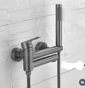 Black Bathtub Wall-Mount Mixer