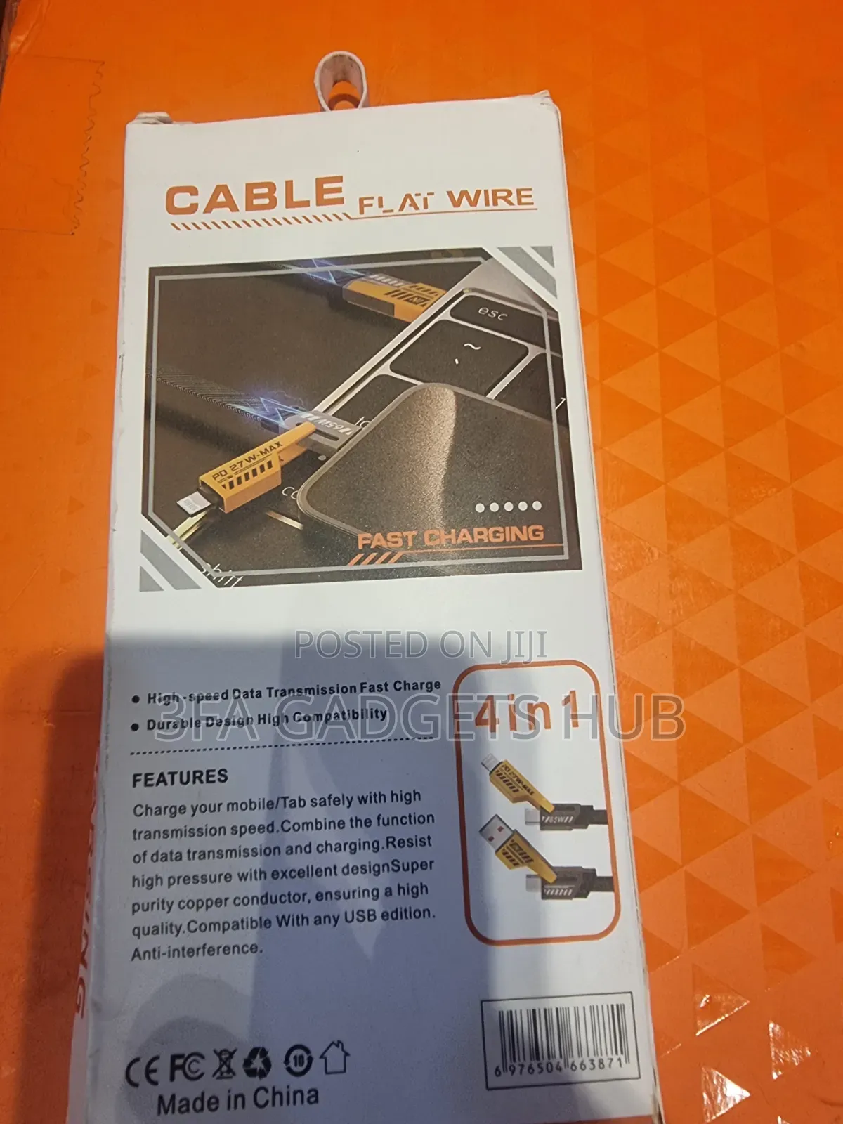 4 in One iPhone and Android Cord