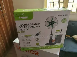 Iwin Rechargeable Standing Fan 18” – Long Lasting Battery