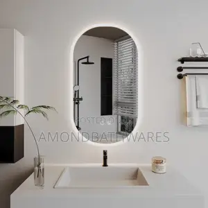 80 by 60cm Cylinder Shaped Mirror