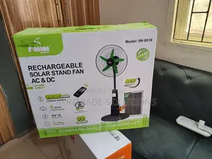 Iwin Standing Fan 18 Inch – Portable Rechargeable