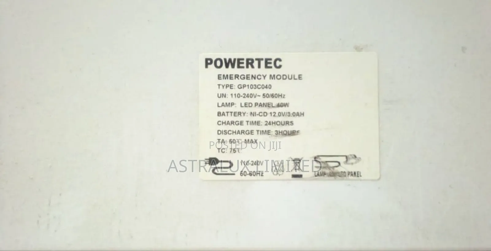 Emergency Kit for 600×600 Modular