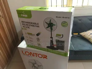 Iwin Rechargeable Fan 18 Inch – Modern Design