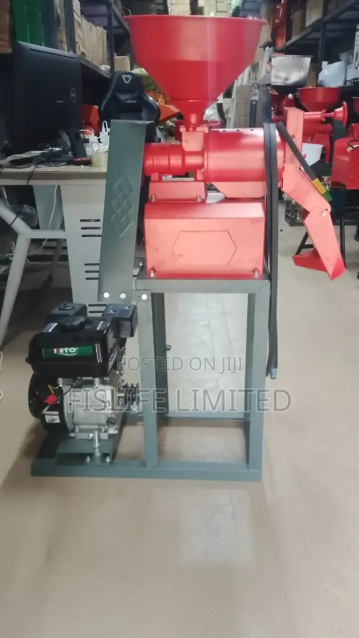 Rice Mill With Engine