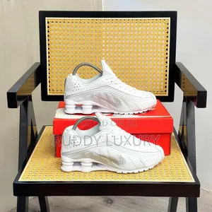 Nike Shox Premium White Performance Sneakers