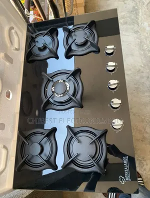 Original Meesajames Made in Italy Built-in 5 Burners Gas Cooker Hob