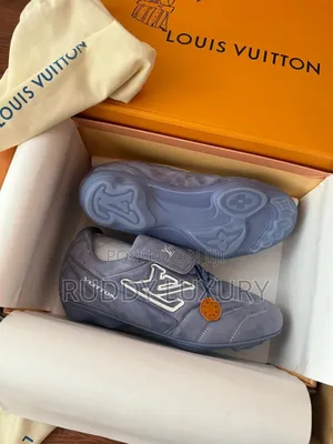 Louis Vuitton Pink Suede Trainer Sneakers