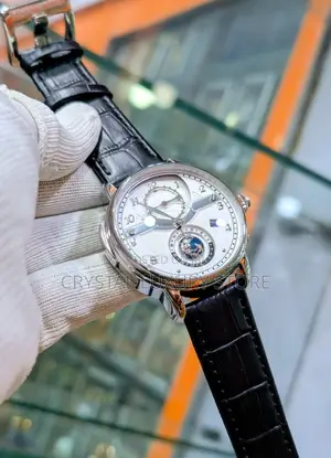 Mont Blanc Quality Luxury Men Genuine Leather Wristwatch