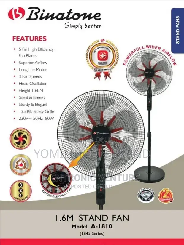 Binatone Standing Fan a 1810