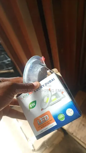 6w Glass Recess 3 Colors Light