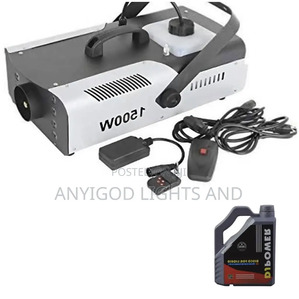 Led 1500w Fog Smoke Machine With Liquid