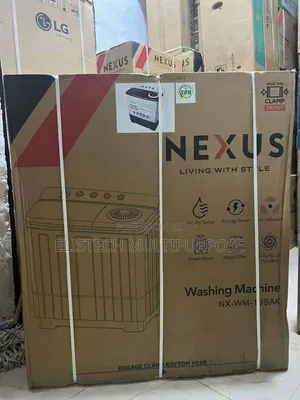 Nexus 19kg Twin Tub Semi-Auto Washing Machine - Nx-Wm-19sak (White)