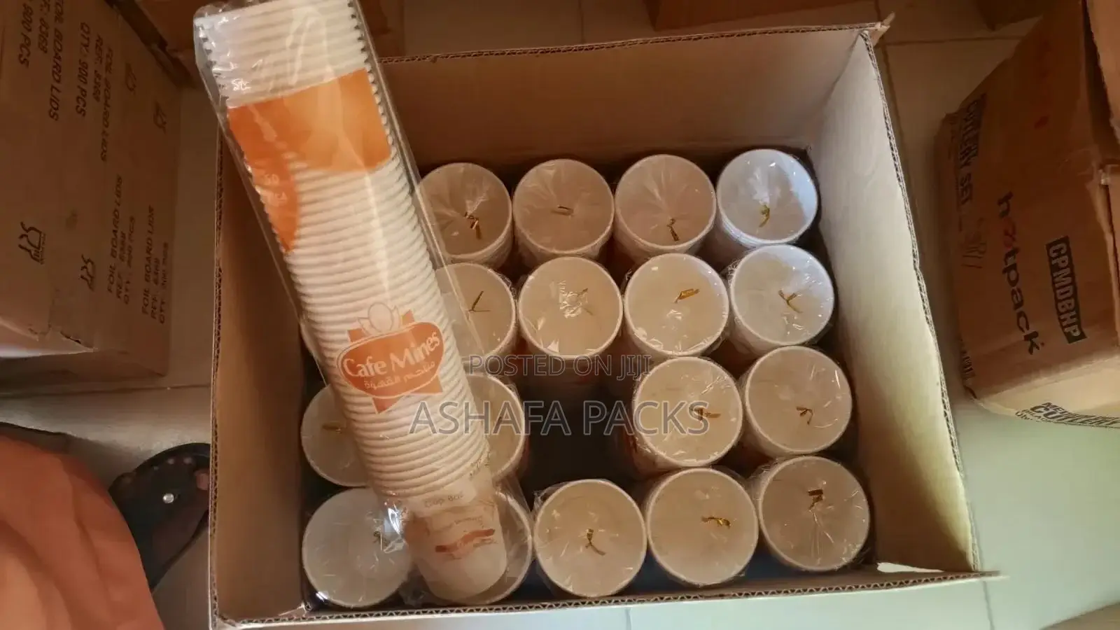 50pcs White Papar Cups (8 Oz)