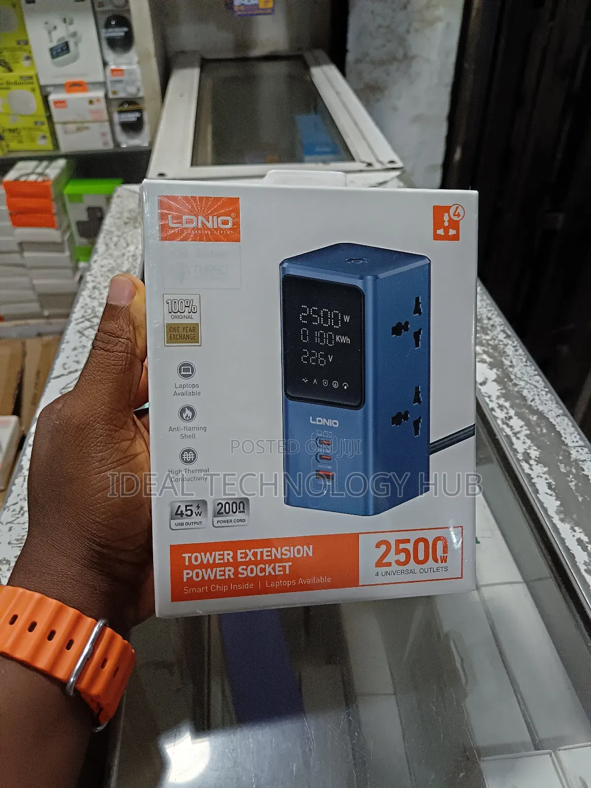 Ldnio Tower Extension Power Socket With Led Screen