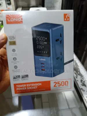 Ldnio Tower Extension Power Socket With Led Screen