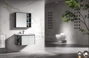 Vanity Cabinet With Sliding Mirrors