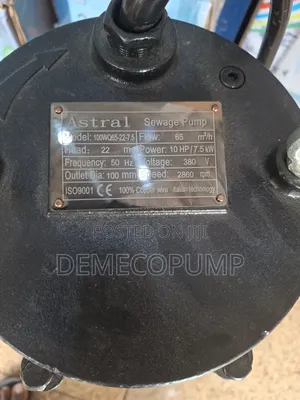 Sewage Pump Machine 7.5kw