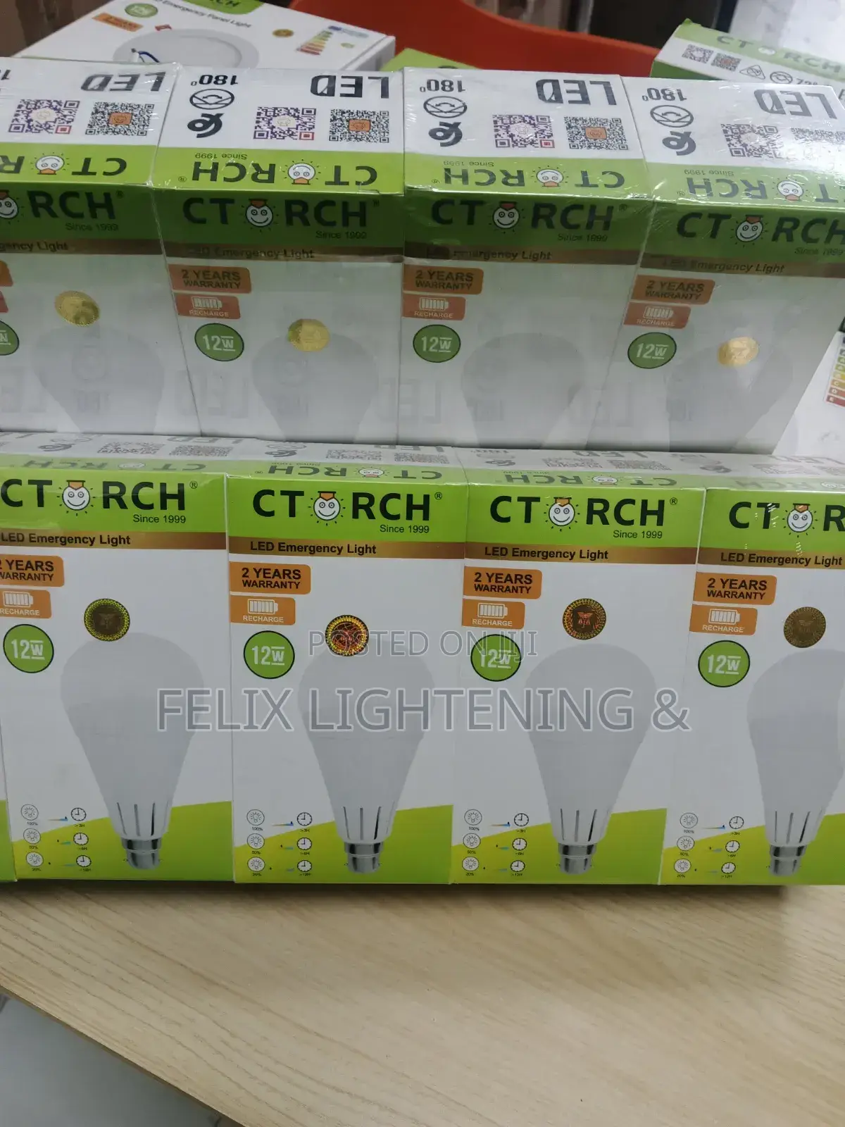 Ctorch 12w Rechargeable Bulb