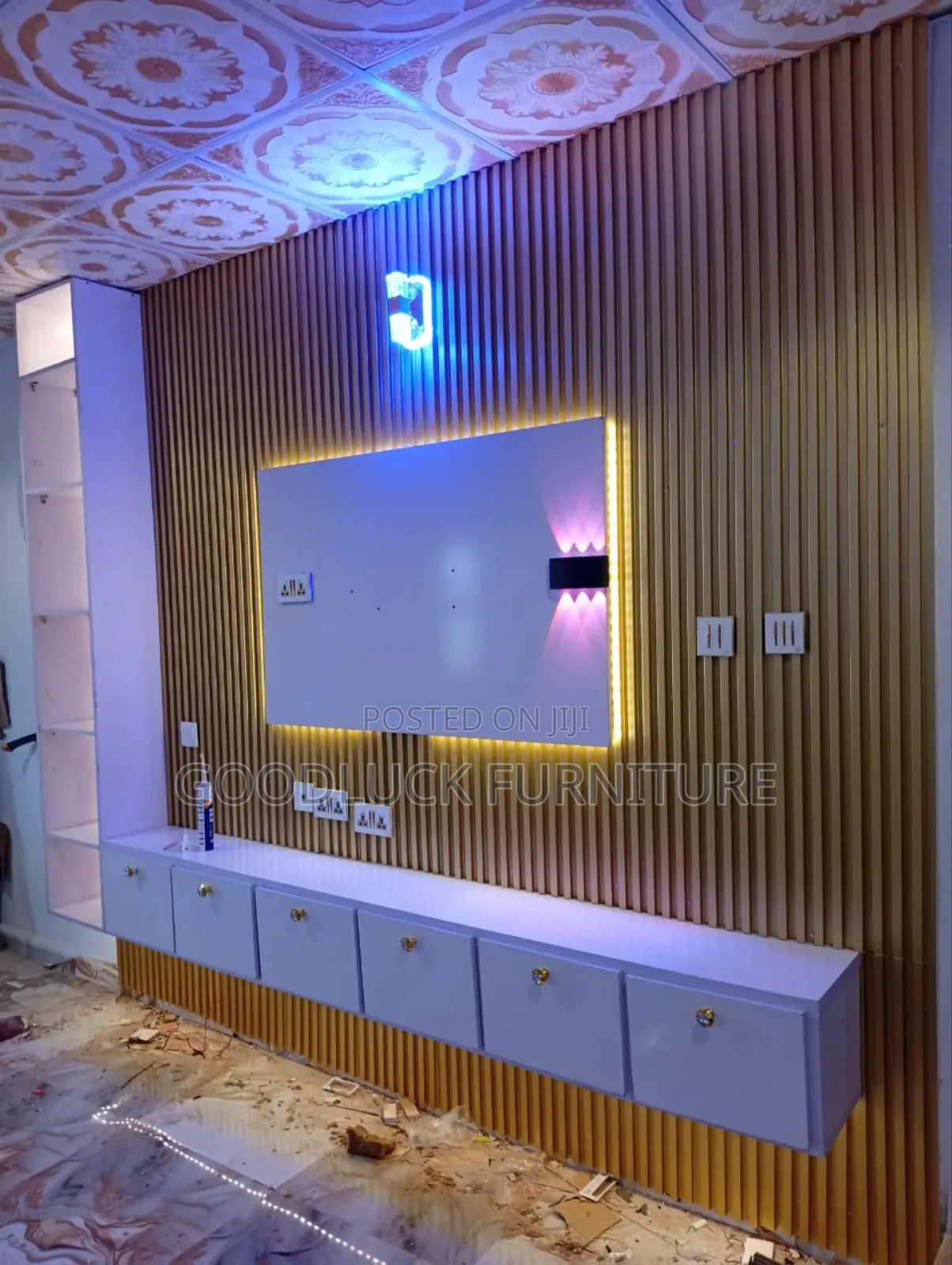 Floated Panel Tv Console