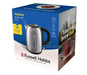 Russell Hobbs Classics Stainless Steel Electric Kettle - 360° Base