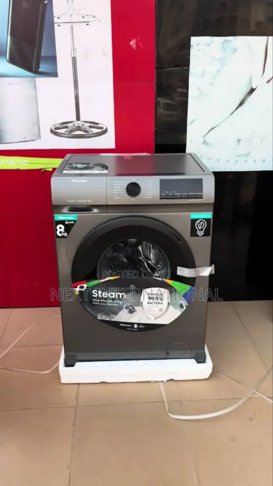 Hisense Washing Machine 8kg Front Loader (8014) Wash and Spin