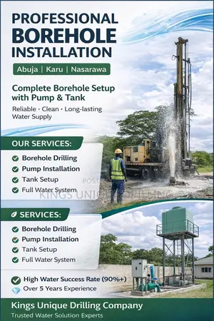 Get Clean Water Fast in Abuja | Professional Borehole Installation