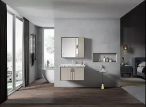 Brown Brisk Wall-Mount Vanity Cabinet