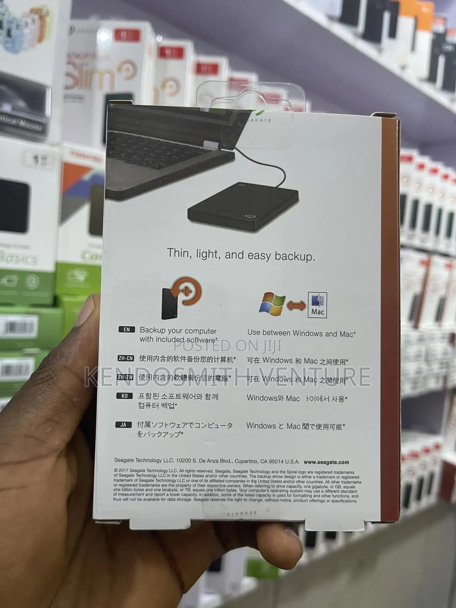 Seagate Backup Plus Slim 500gb External Hard Drive – Portable Usb 3.0