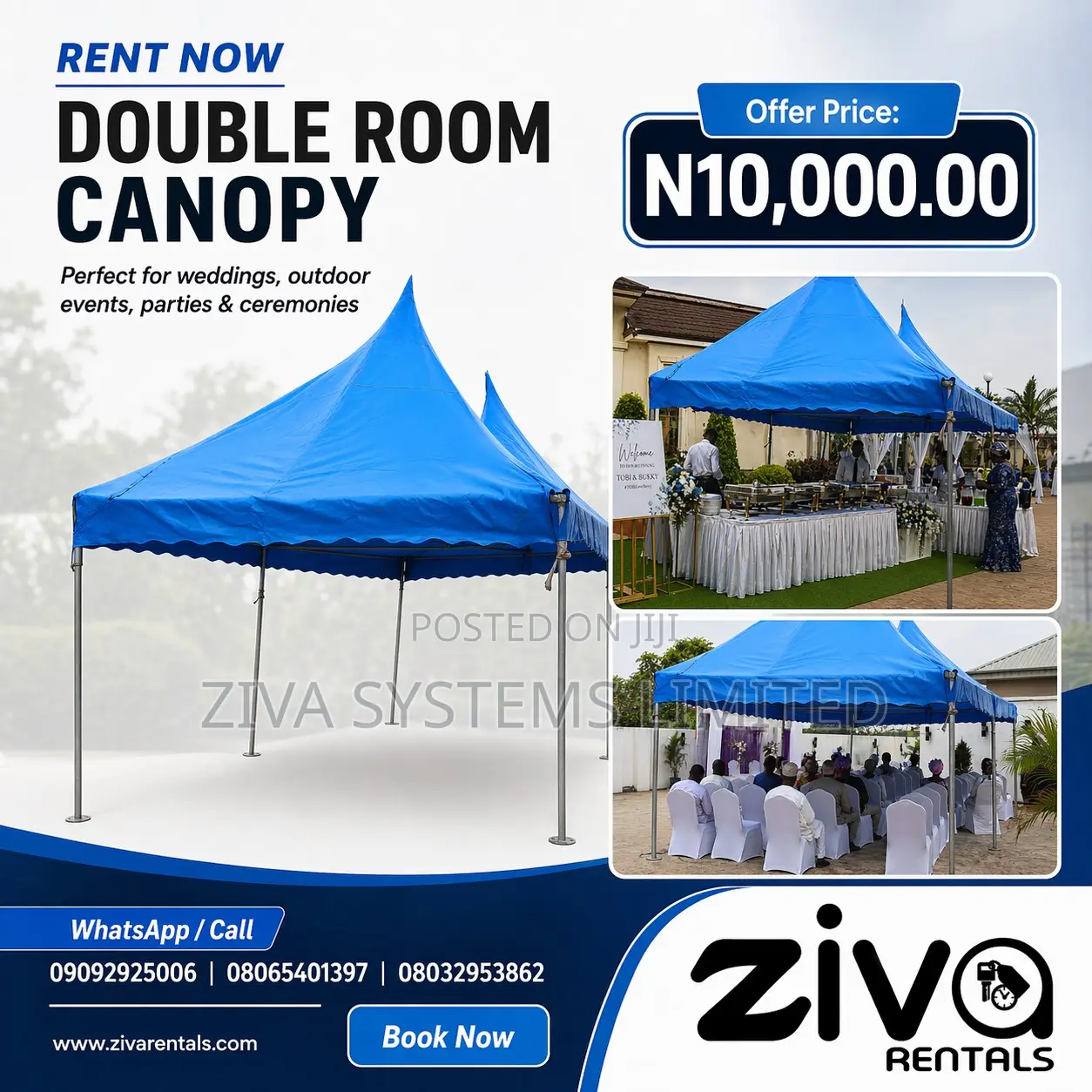 Double Room Canopy for Rent