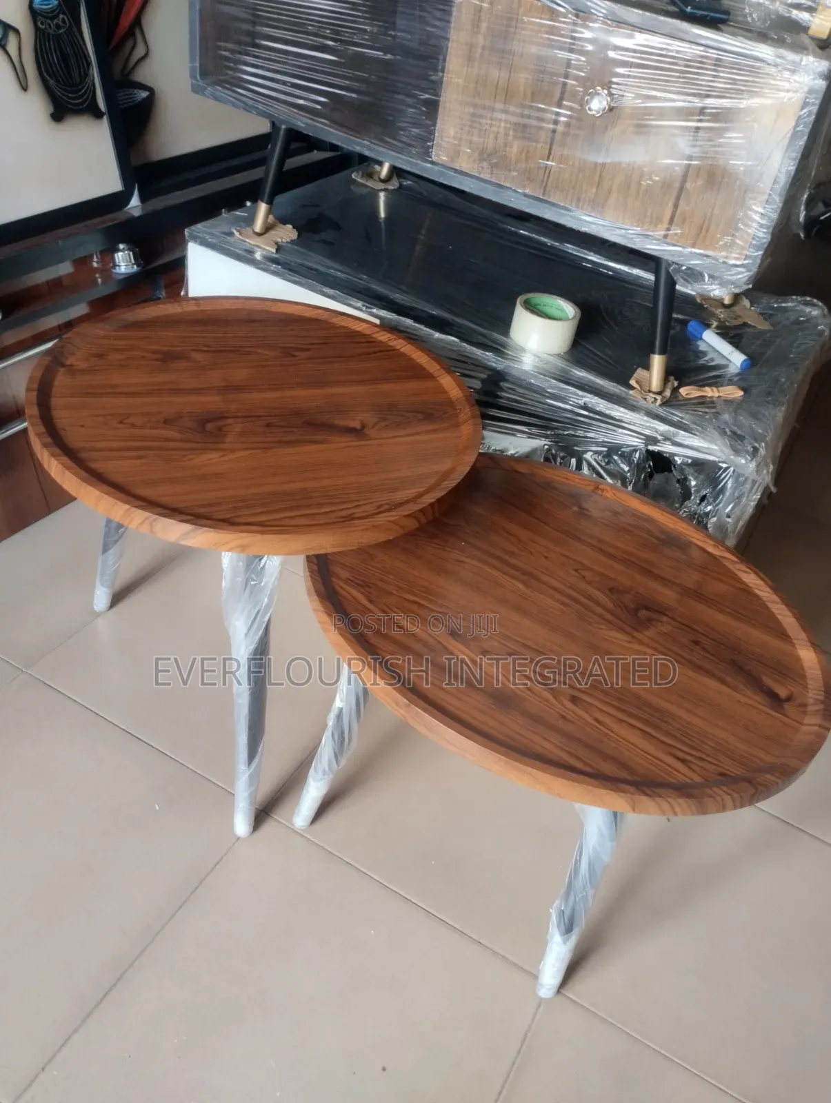 2in1 Centre Table Wooden Top