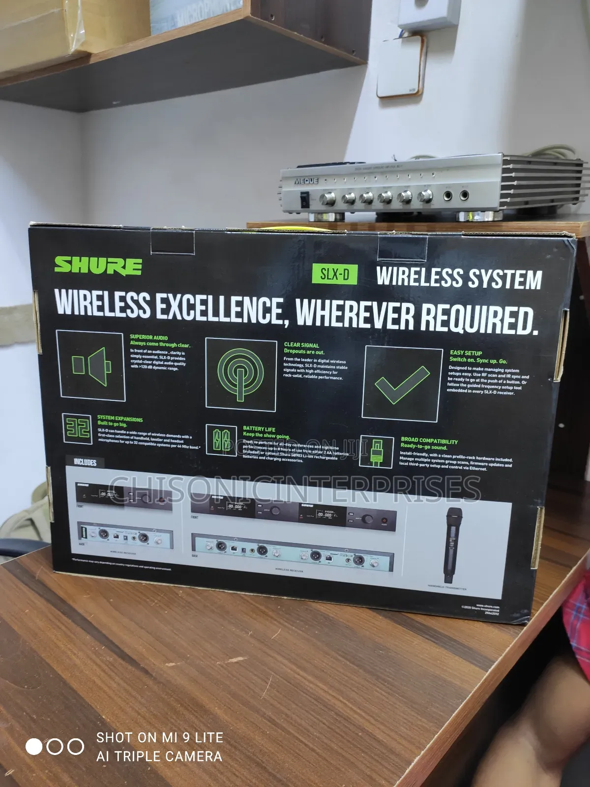 Shure Wireless Microphone SLX-D Dual Handle