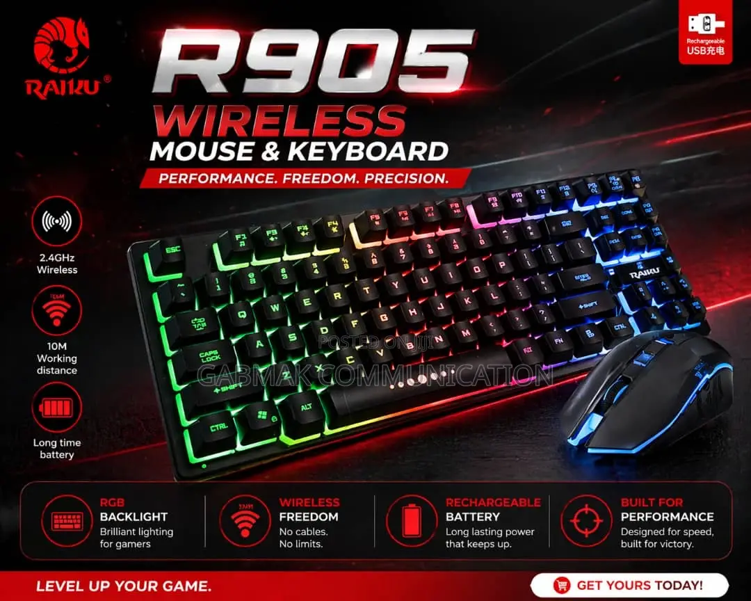 R905 Gaming Keyboard RGB