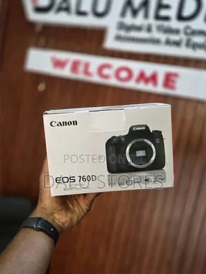 Canon Eos 760d 24.2mp Digital SLR Camera With 18 - 55mm Lens