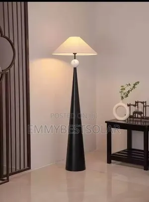 Chinese Nitro Walnut Floor Lamp