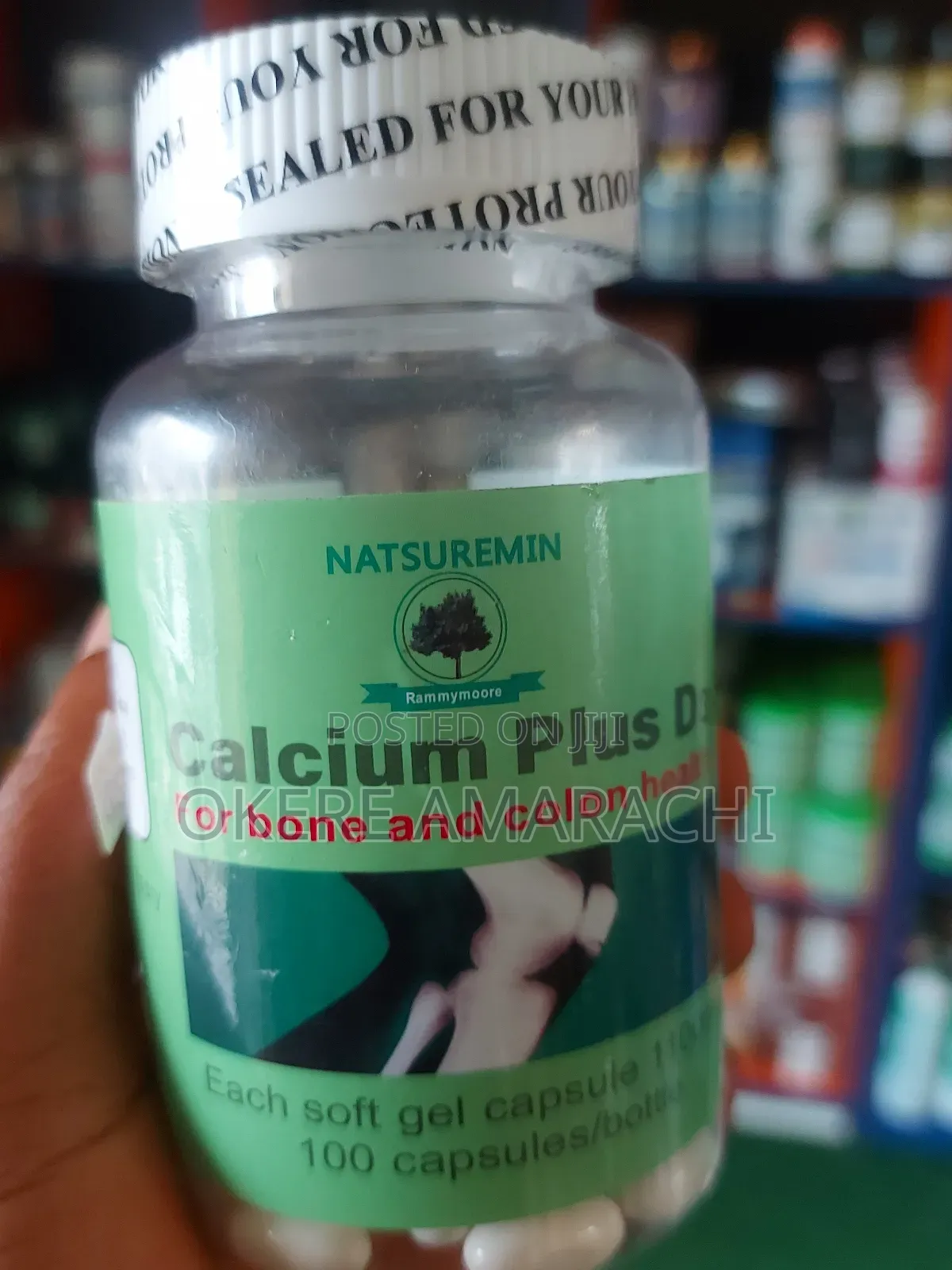 Liquid Calcium Plus D3 100 Capsules by 1100mg