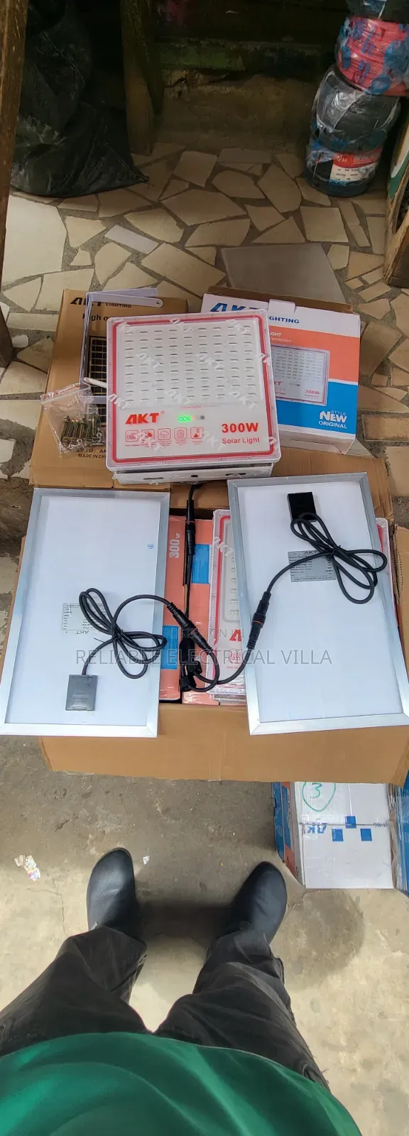 Solar Light Double Panel 300watts Akt