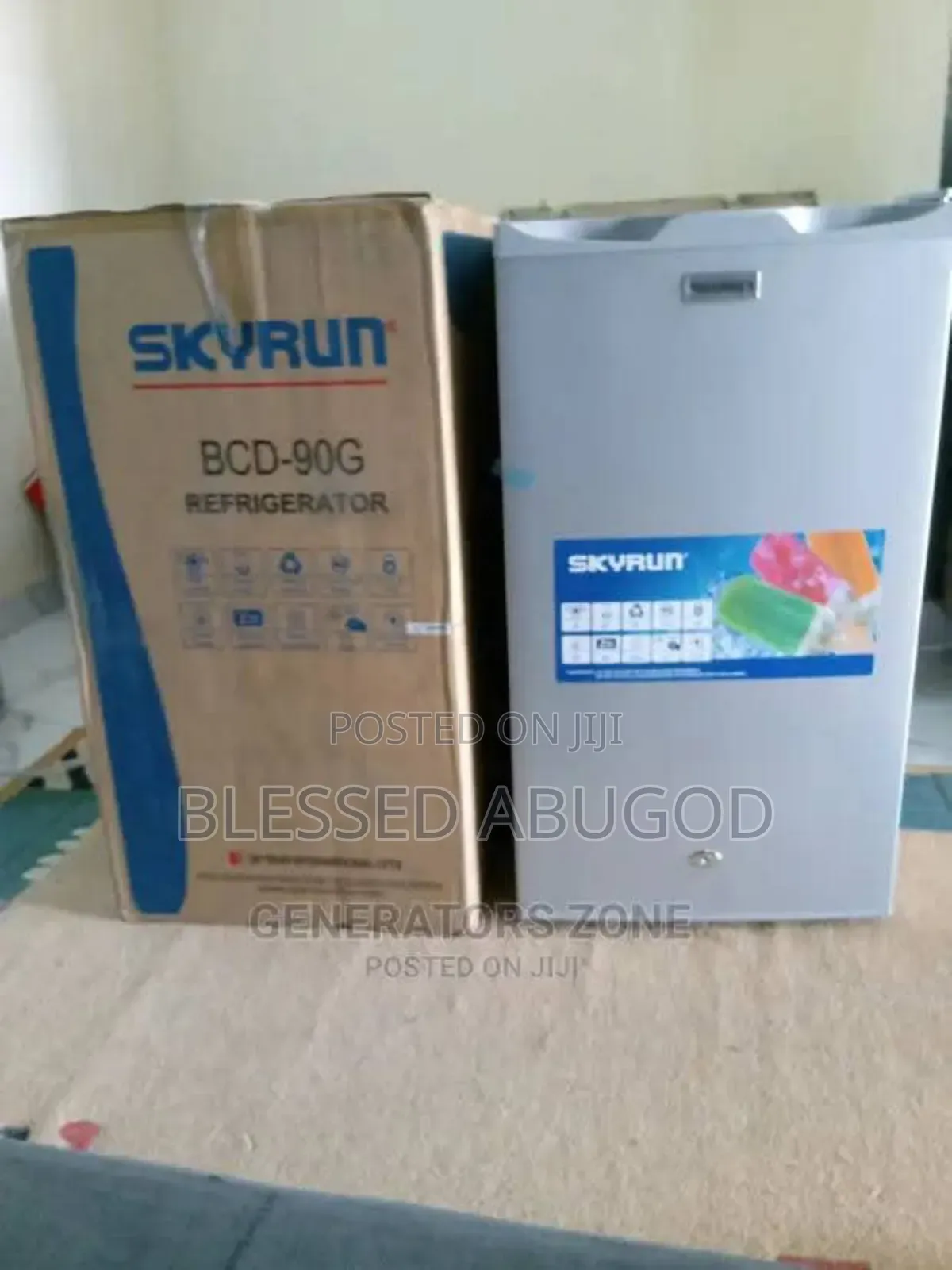 Original Upright Fridge and Freezer