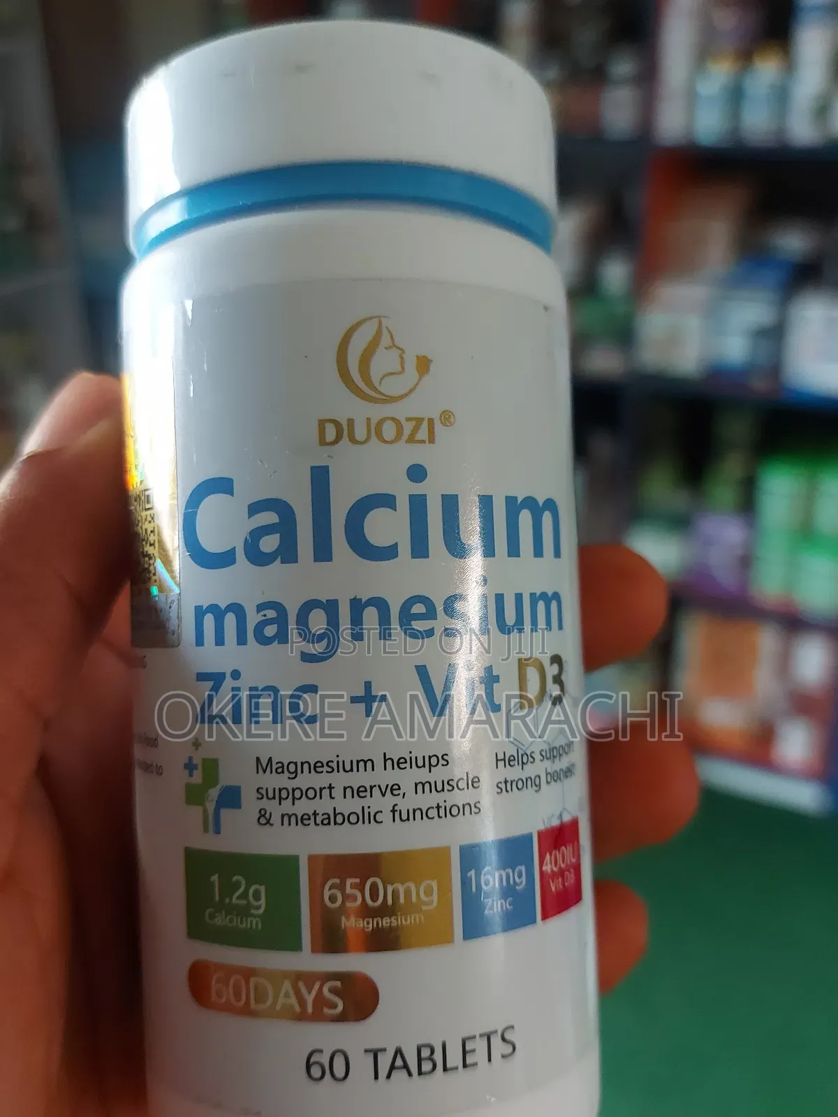 Calcium Magnesium Zinc Plus Vit D3