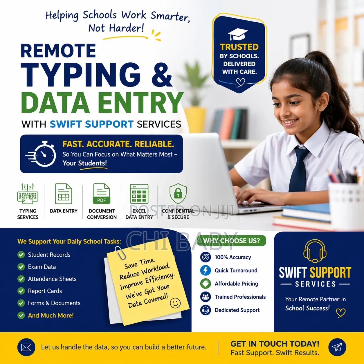 Affordable Typing and Data Entry