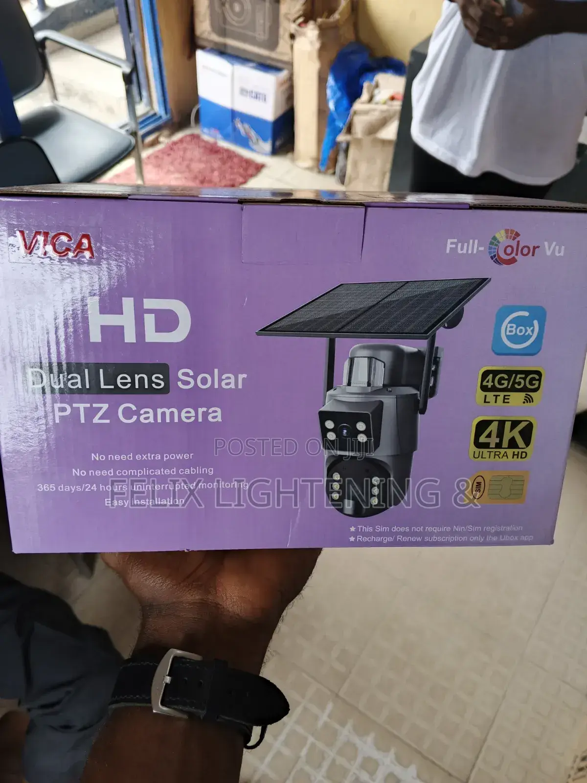 Dual Lens Solar PTZ Camera
