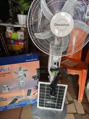 Solar Rechargeable Fan With Bluetooth Player