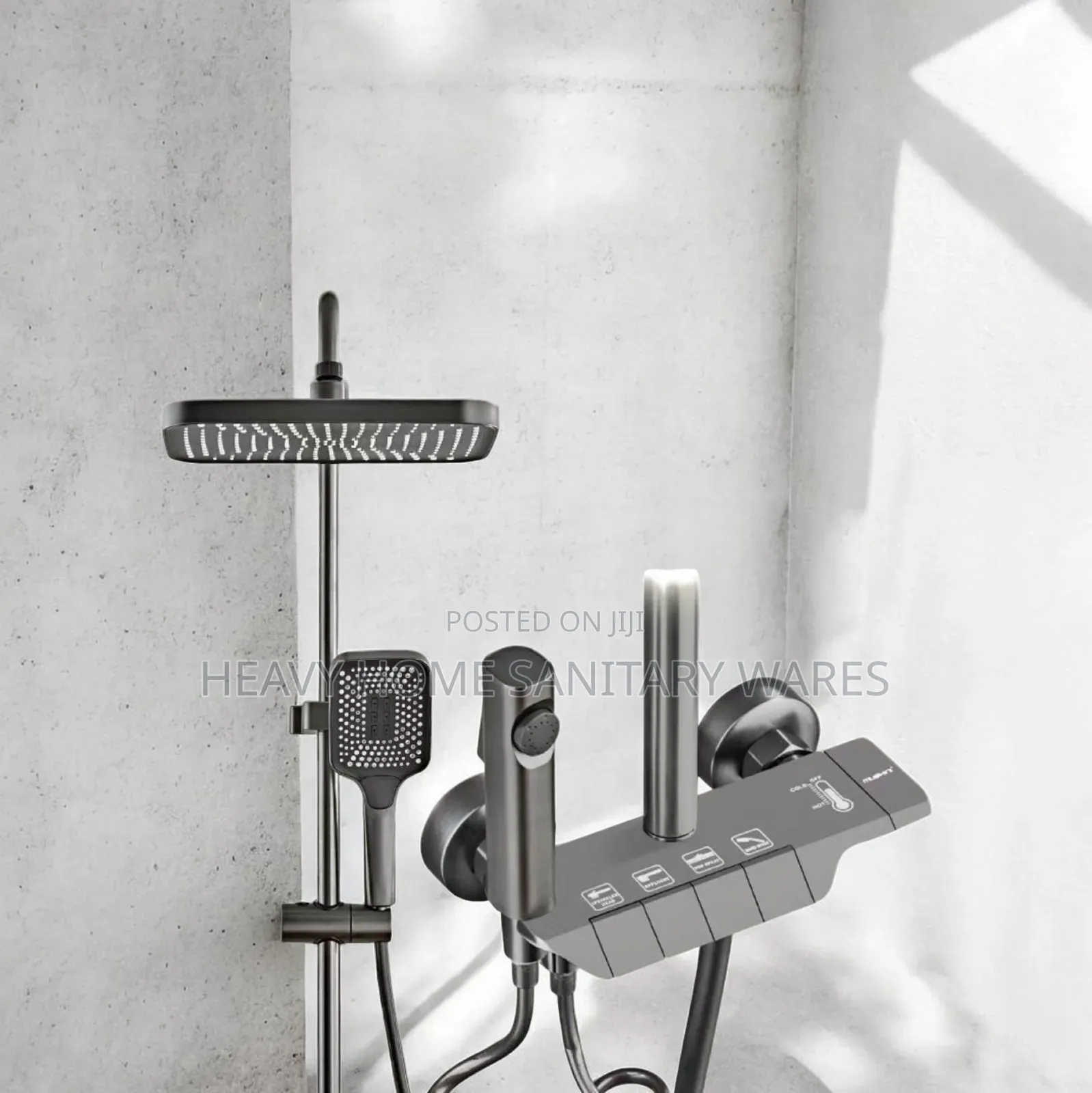 Gray Shower Mixer