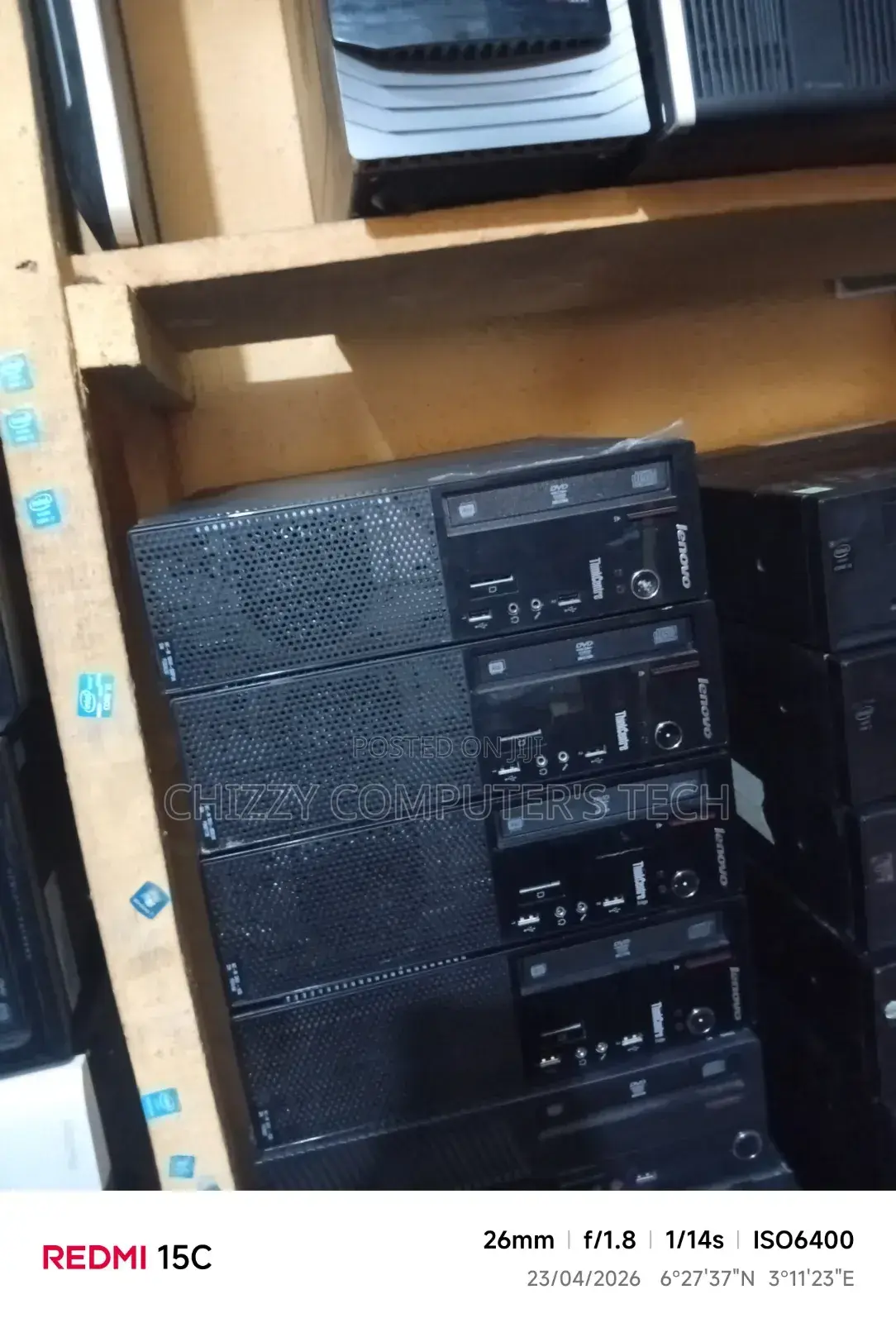 Desktop Computer Lenovo ThinkCentre M93 4GB Intel Core i5 HDD 500GB