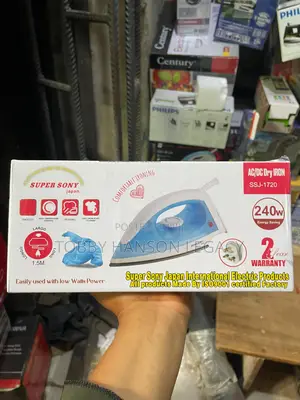 Super Sony Japan Dry Iron (Model SSJ-1720)
