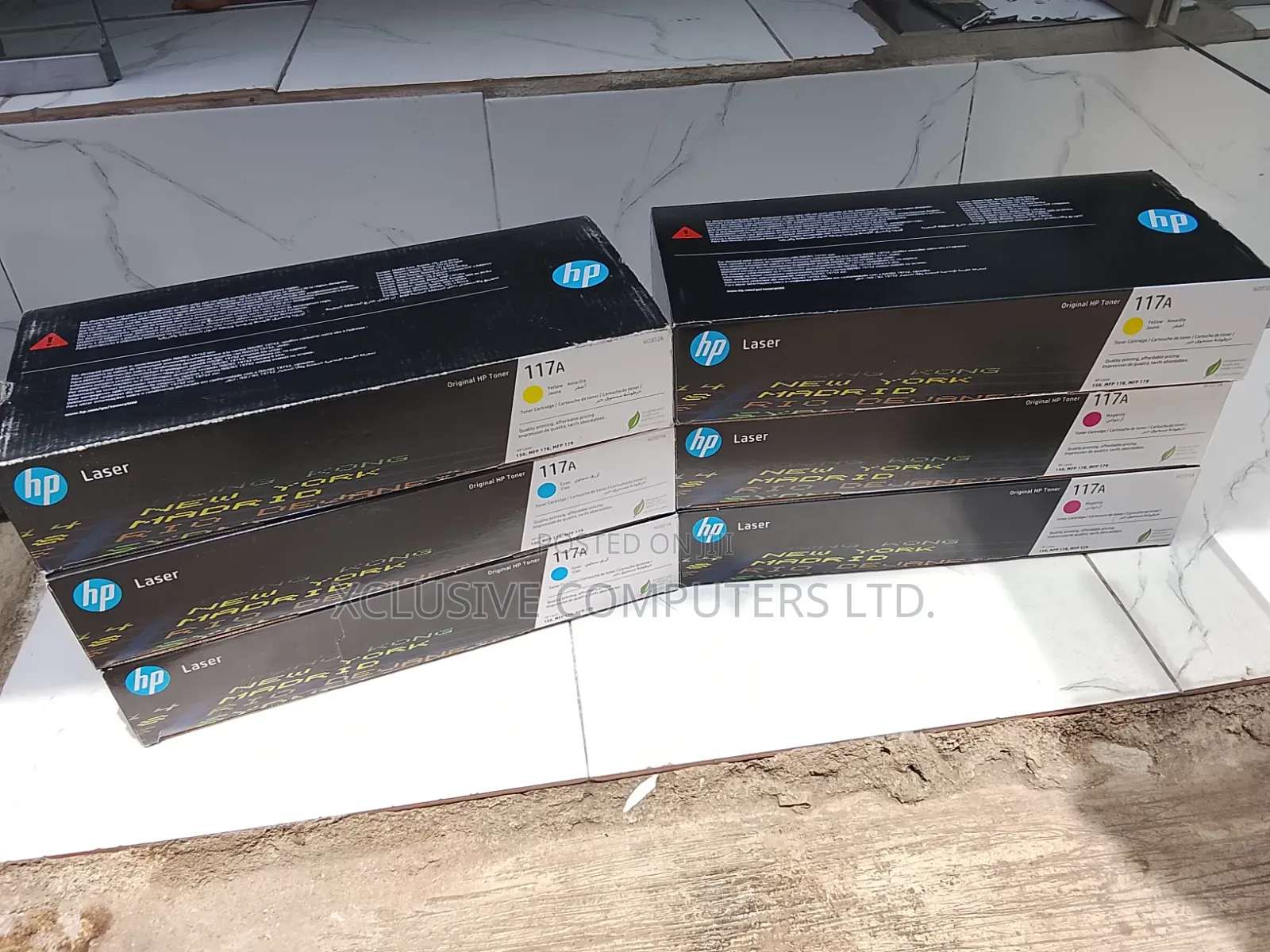 Toner Cartridge Hp Laserjet 117a Coloured.