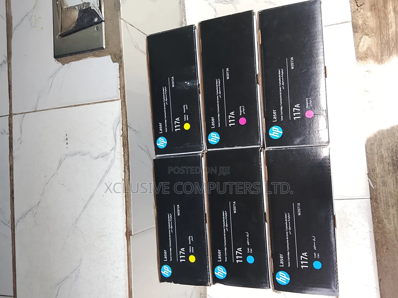 Toner Cartridge Hp Laserjet 117a Coloured.