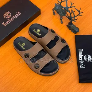 Quality Timberland Two Belts Slides! 
