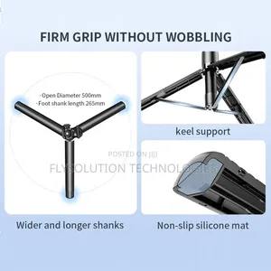 C08 Tripod Stand For Smartphones Live Streaming 360 Degree Rotation