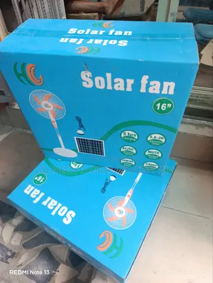 Hc 16 Inches Solar Rechargeable Standing Fan