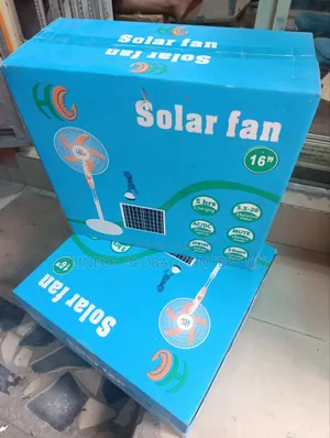 Hc 16 Inches Solar Rechargeable Standing Fan